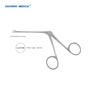 Forceps manuels en acier inoxydable médical pour la chirurgie ORL - Instruments chirurgicaux de haute qualité - Product Image 2
