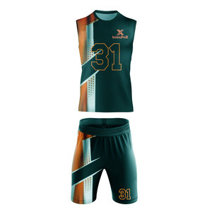 Tenue d'entraînement et de match pour équipe, style uniforme 7v7, en tissu polyester respirant et écologique, conçu pour la mobilité et le confort - Product Image 1