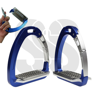 Estribos Jin de Aluminio Anodizado de Primera Calidad, Diseño Moderno, Reposapiés Ecuestres, Equipo de Equitación Ligero y de Alta Resistencia - Product Image 6