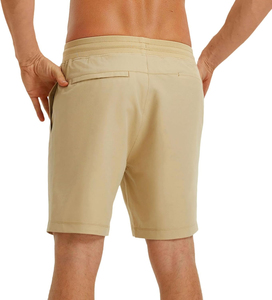 Shorts de sport en maille pour hommes avec logo personnalisé, shorts de sport en polyester pour garçons, taille plus, avec poche - Product Image 6
