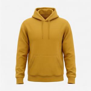 Hoodie surdimensionné élégant pour homme, design vintage délavé avec poche avant, confortable, personnalisable pour l'hiver. - Product Image 1