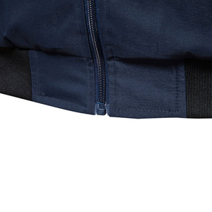 Chaqueta Bomber para Hombre, Estilo Urbano, Nueva Colección, Personalizable OEM, Moda de Invierno, Lona, Cuello Alto, Impermeable, Ecológica - Product Image 4