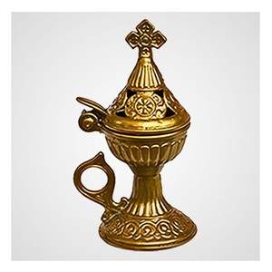 Brûleur d'encens d'église du Vietnam croix sur le dessus en ligne super vente article religieux brûleur d'encens d'église vadrouille fini - Product Image 2