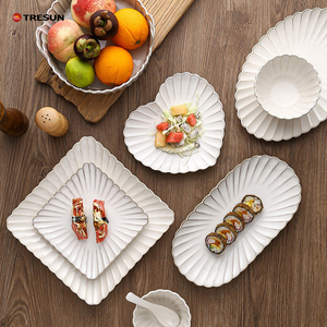 Vaisselle en céramique changée au four à glaçure peinte à la main Ensembles de vaisselle de style artisanal nordique moderne pour la décoration de la salle à manger à la maison - Product Image 1