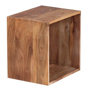 Étagère de rangement en bois de mangue et d'acacia, 2 pièces, étagère de bureau réglable en bois - Product Image 5