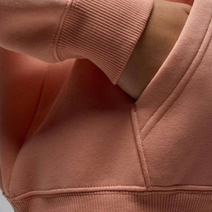 Sudadera con Capucha de Forro Polar para Mujer, Cálida, Elástica, Suave, Transpirable, Lavado Ácido, Capucha Ajustable para Gimnasio y Running, 350g Poliéster - Product Image 3