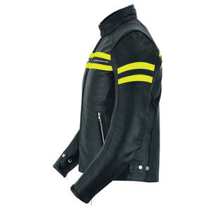 Vente en gros Fabricant de vestes d'hiver en cuir personnalisées Nouvelle mode Veste en cuir pour hommes Veste en cuir coupe-vent à bas prix - Product Image 5