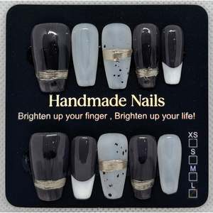 Unghie Artificiali Grandi in Stile Mid-Century Modern - Product Image 1