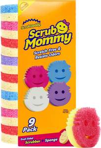 Esponjas de cocina Scrub Daddy Scrub Mommy para platos y derrames de limpieza (9 unidades) - Product Image 4