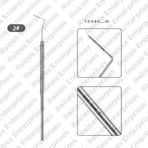 Gracey Curettes Periodontal Dental Scaler Instrument Tool para la venta al por mayor de buena calidad Dental Cleaning Scaler - Product Image 3