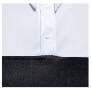Casual Men's Cotton for Shirts Summer 2024 Short-Sleeved Printed Breathable Solid Jersey <b>Fabric</b> High Street Fashionable Style - Product Image 5