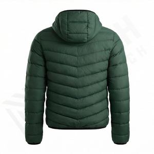 Men's Cropped Puffer Jacket Outdoor Winter Windbreaker Down Alternative <b>Coat</b> Insulated Warm Thermal Outerwear Stylish Snow Gear - Product Image 2