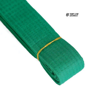 Cinturón de Taekwondo de algodón 100% de alta calidad, correa de artes marciales Unisex duradera para Karate Judo, logotipo personalizado en la parte delantera, venta al por mayor - Product Image 3