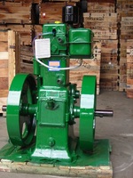 Nouveau moteur diesel monocylindre 2 temps à faible vitesse refroidi par eau Lister pour usage agricole et industriel, haute rigidité, certifié ISO, avec poignée
