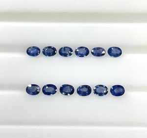 Zafiros Azules Naturales de Primera Calidad, Calibrados, Corte Ovalado de 3x4mm, Color Azul Claro, Piedras Preciosas Sueltas para Joyería - Product Image 4