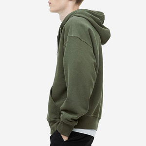 Sudadera Clásica para Hombre, 100% Algodón, Bordada, Antibolitas, Forro Polar Grueso, Ropa de Invierno para Exteriores, Cálida, Cómoda y Duradera - Product Image 3