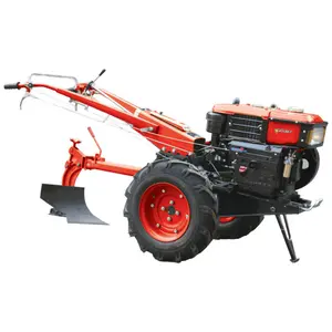 15 PS 18 PS 20 PS 22 PS GEBRAUCHT Mehrzweck Farm Mini Diesel Motocultor Power Tiller Zweirad Mini Walking Hand Traktor zu verkaufen