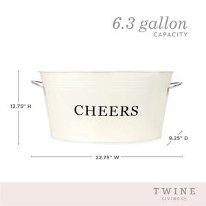Cheers Galvanized Metal Tub - Product Image 6