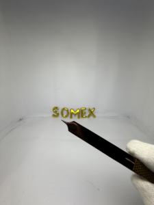 Pinzas para pestañas, pinzas para extensión de pestañas con agarre negro de alta calidad, extensión de pestañas postizas puntiagudas - Product Image 6