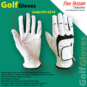 Vente chaude gants de Golf gants de sport en cuir de qualité supérieure 2024 vente en gros nouveau Style mouton en cuir souple anti-dérapant gant respirant - Product Image 5