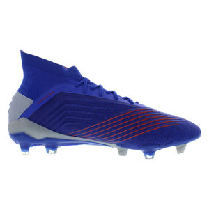 Chaussures Adidas Predator 19.1 Terrain Ferme pour Hommes Couleur : Bleu Audacieux/Métallique Argenté/Bleu Football 100% Authentique - Product Image 2
