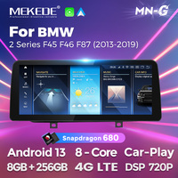 Reproductor de Video con Pantalla Táctil Android MEKEDE 1920*720P Qualcomm 680, Radio Estéreo para Auto, DVR para BMW Serie 2 F45 F46 F87 2013-2019
