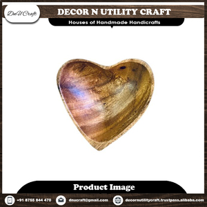 Bol de service vintage en bois de Sheesham, écologique, fait main, durable et personnalisable pour fruits et salades - Décoration polyvalente, cadeau de cuisine - Product Image 6