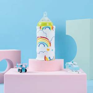 FCJ Portable bébé biberon chauffant couverture USB lait chauffe-eau poussette sac isolé voyage-friendly Spandex coton alimentaire - Product Image 2