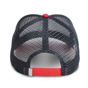 Chapeaux de camionneur en maille 5 panneaux 2025 de haute qualité casquettes vierges classiques confortables impression personnalisée pour les scènes extérieures et décontractées en gros - Product Image 5