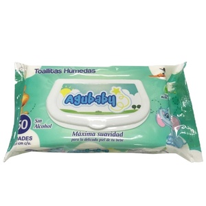 Lingettes pour bébé Uniquality 18x20cm parfumées fraîches pour le soin et le nettoyage de la peau des bébés - Product Image 4