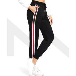 Meilleures ventes de pantalons pour femmes en toile de qualité supérieure coupe régulière et conception légère à l'avant plat pour la saison d'hiver - Product Image 3