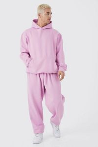 ชุดเซ็ตสองชิ้นสำหรับฤดูใบไม้ร่วงและฤดูหนาว ผู้ชาย ผู้หญิง สวมใส่สบาย พิมพ์ลาย ผ้าฟลีซ ระบายอากาศได้ดี ไซส์ใหญ่ อุ่น นุ่ม สวมใส่สบาย มีฮู้ด ชุดวอร์มขายาว - Product Image 3