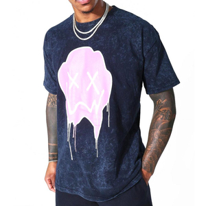 Nuevo diseño Casual Wear Summer Fashion Wear Men Acid Wash Shorts Set / Custom Logo Printing Running Jogging Short Set - Product Image 3