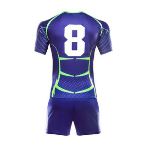 Quantité minimale de commande bas dernière conception uniforme de rugby uniforme de rugby respirant vêtements de sport de plein air uniforme de rugby - Product Image 3