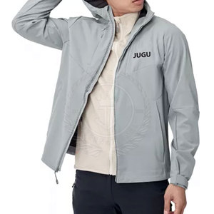 Outdoor Men's <b>Winter</b> Windbreaker <b>Jacket</b> for <b>Running</b> Training Customizable Front Logo Breathable Eco-Friendly Nylon/Polyester - Product Image 3