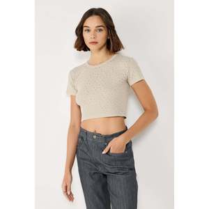 T-shirt court orné de pierres - Product Image 2