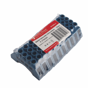 Offre Spéciale barre en laiton neutre terre électrique 4 trous avec vis avec isolation haute qualité 100A borniers boîtier en plastique - Product Image 1
