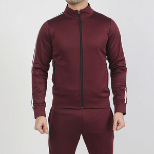 Survêtements pour hommes à fermeture éclair très vendus, respirants, coupe ajustée, avec col montant, imprimé brodé, collection d'hiver, broderie - Product Image 6