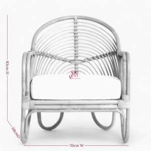 <b>Vintage</b> Wicker Rattan Lounge <b>Chair</b> Rattan Arm <b>Chair</b> Rattan <b>Chair</b> for Living Room Furniture Made in Vietnam - Product Image 2