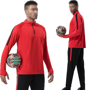 Trajes de chándal de entrenamiento de fútbol de media cremallera para hombre Otoño Invierno Ropa deportiva Chaqueta para adultos - Product Image 2