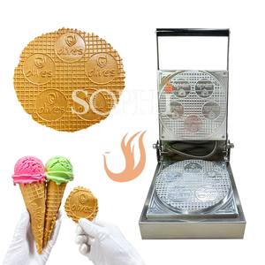 Macchina Commerciale <span class=keywords><strong>per</strong></span> Coni Gelato con Stampo Personalizzato, Stampo Inciso a CNC, Logo Personalizzato, Produttore di Coni Gelato Italiani - Product Image 2