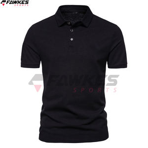 Casual botón diseño negocios hombres verano al aire libre nuevo estilo Manga corta buena venta hombres polos - Product Image 4