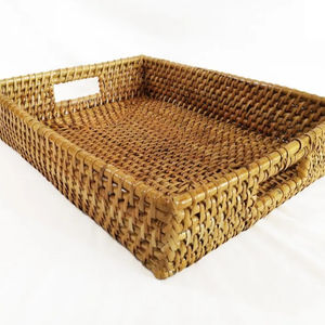 Nouveau plateau de service en jute fait main de haute qualité plateau de service en jute élégant pour la maison hôtel cuisine utilisation de service - Product Image 1