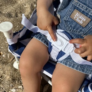 Chaise d'alimentation pour tout-petits OEM pour les voyages en plein air, logo personnalisé, vente en gros, chaise pliable portable pour enfants, bébé, plage, camping avec table - Product Image 4