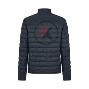 เสื้อแจ็คเก็ตพัฟเฟอร์ผู้ชายแบบมีฮู้ด คุณภาพพรีเมียม ระบายอากาศได้ดี สำหรับฤดูหนาว ผ้ากันลมคุณภาพสูง ทนทาน พร้อมโลโก้ด้านหน้า - Product Image 4