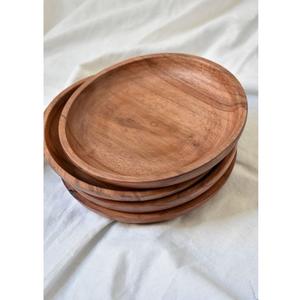 Plato de Madera para Juegos de Vajilla, Uso Tradicional y para Fiestas - Product Image 1