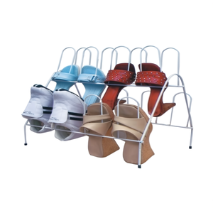 8-Pair Plastic-Coated Wire Shoe Rack for Storing Your <b>Boots</b> by ZAPATERA - Product Image 2