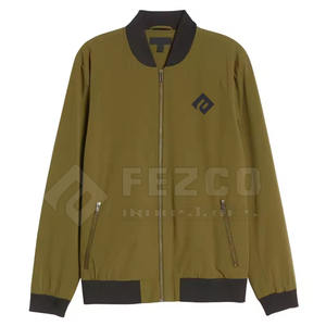 Fabricant pakistanais 2025 Vestes bomber d'hiver pour hommes sur mesure imperméables à col montant avec logo frontal - Product Image 4