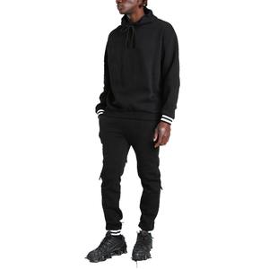 Plain Blacksuit Pull Jogger Pantalon Ensemble Sweat À Capuche Broderie Personnalisée Survêtement Polaire Coton Survêtement & Pantalon De Survêtement - Product Image 6