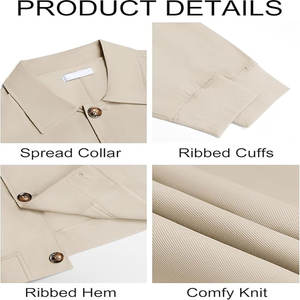 Autumn Fashion Men's Denim Windbreaker Jacket Vintage Style Bomber Stand Collar Front Zipper for Winter Outdoor Activities - Product Image 5